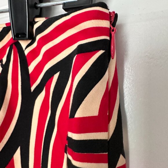 ETCETERA | Women’s Printed Skirt | Red, Black, Tan | Size: 4 - Picture 7 of 7